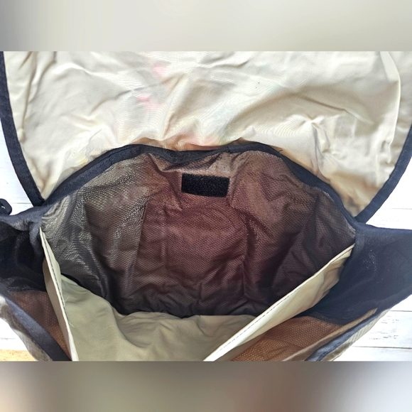 RARE VINTAGE Jansport Messenger Laptop Shoulder Bag Y2K Large Floral BlackVelvet - Picture 13 of 13